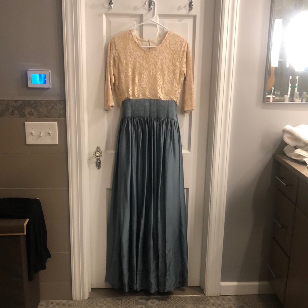 Couture custom made evening gown